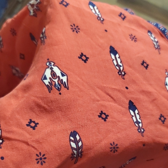 Spell Bohemian Red and Cream Jumpsuit - Picture 6 of 14